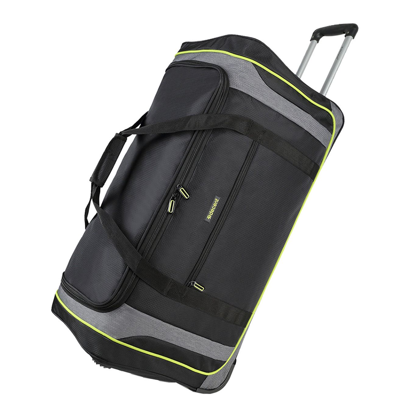 Decent Flexplus Wheeled Duffle 78 black/lemon green