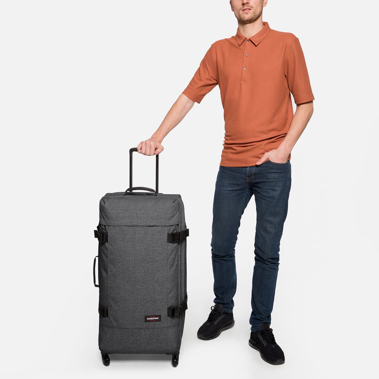 Eastpak Trans4 Trolley M black denim