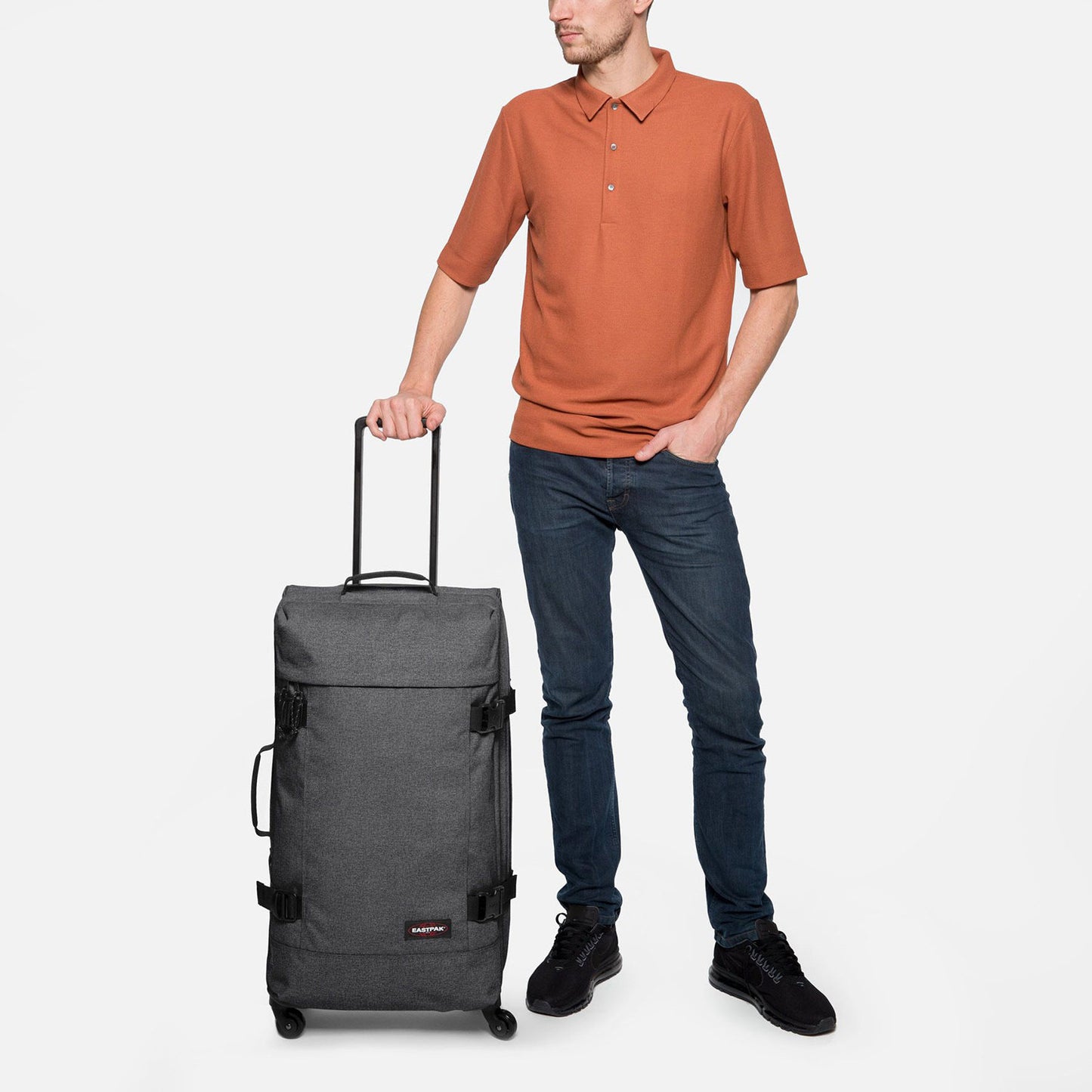 Eastpak Trans4 Trolley L black denim