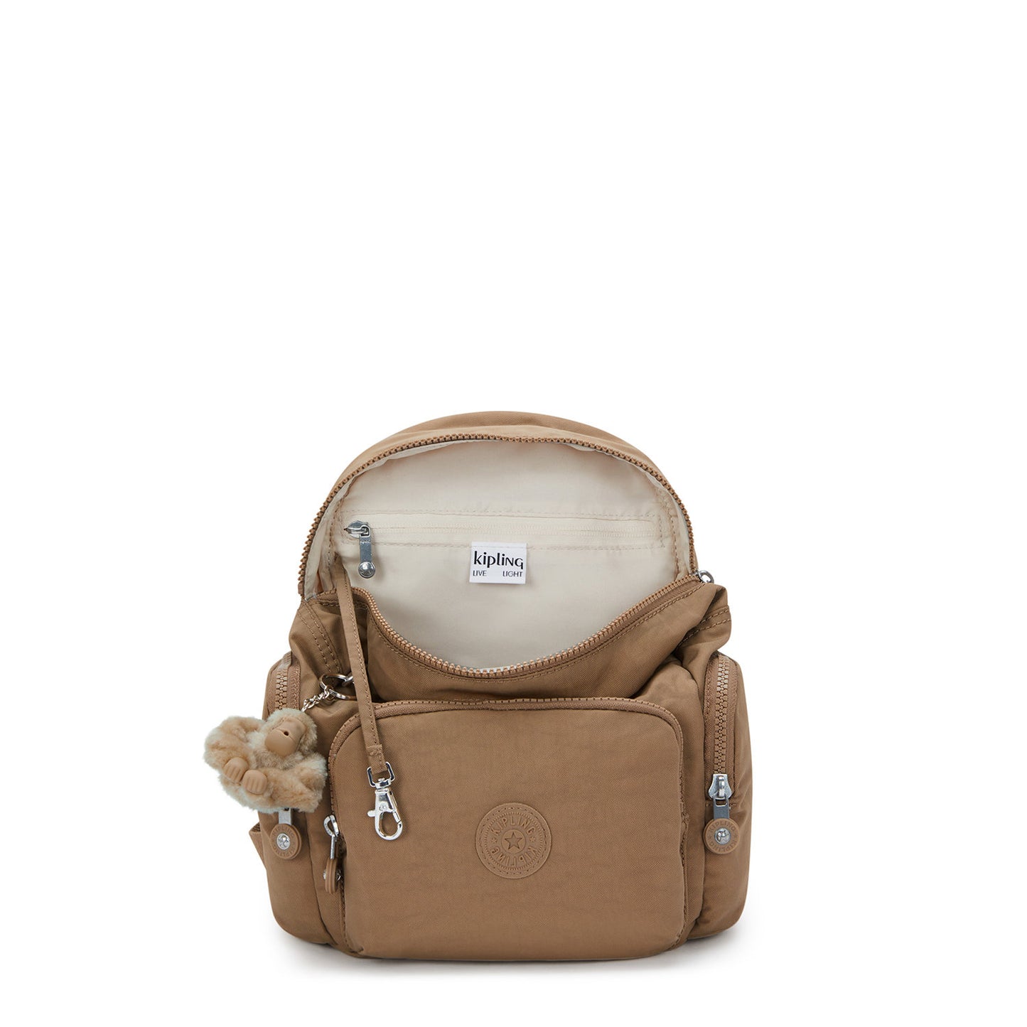 Kipling City Zip Mini b early tan
