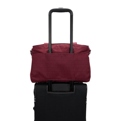 Kipling Elysia Work S e jq maroon tile jacquard