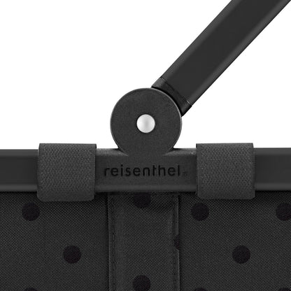 Reisenthel Shopping Carrybag Frame glossy dots black