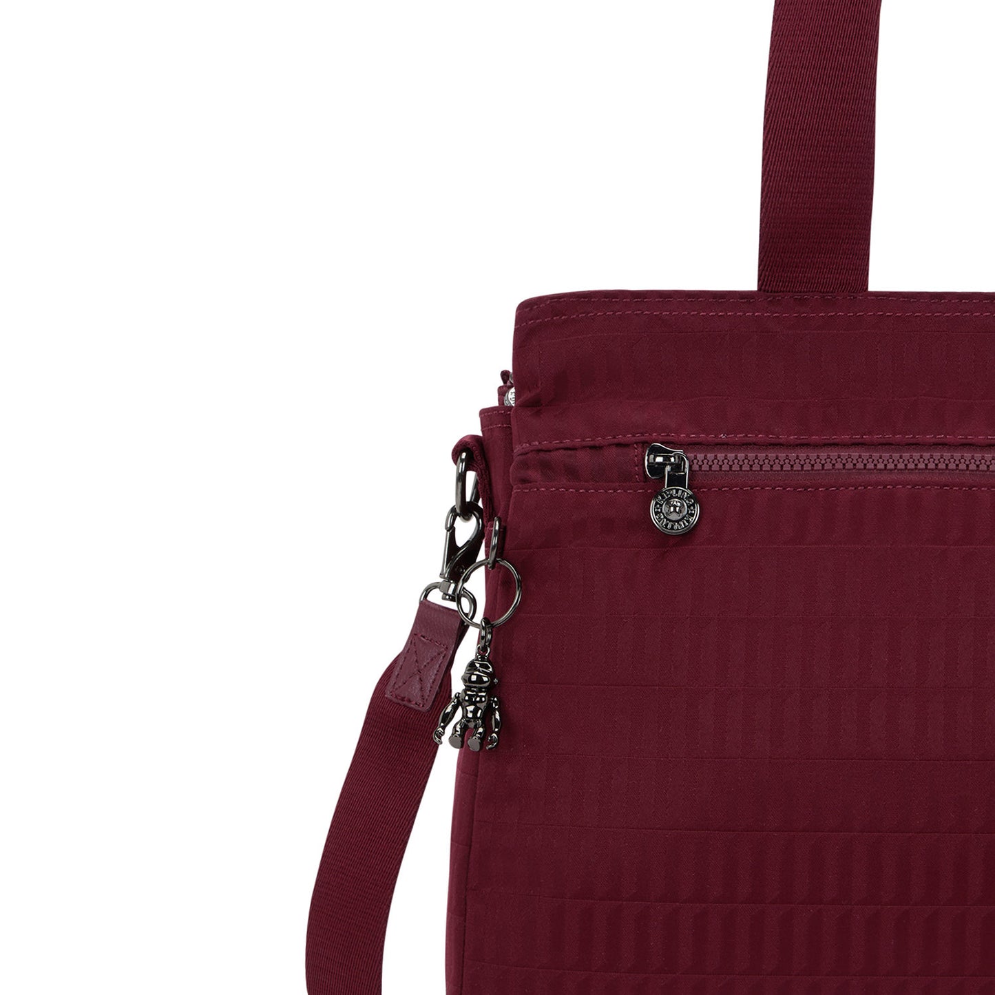 Kipling Elysia Work E e jq maroon tile jacquard