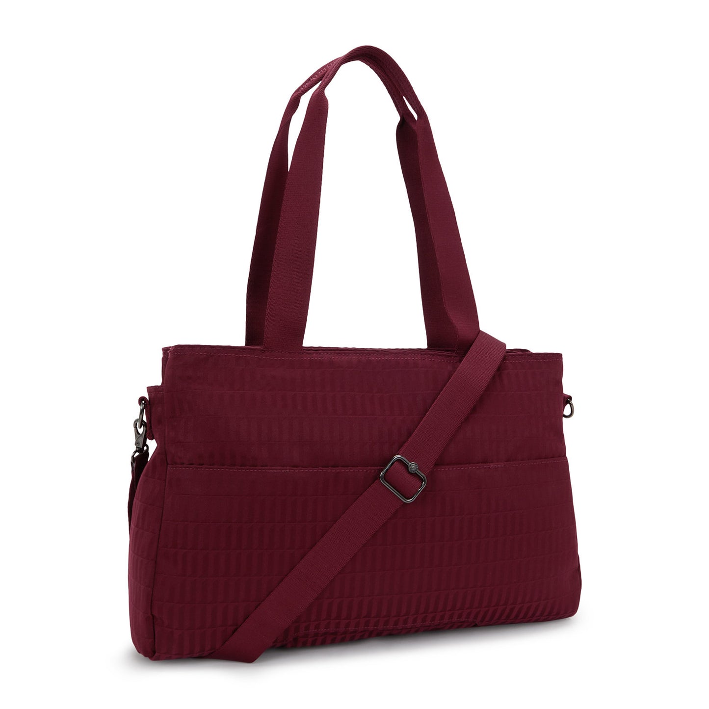Kipling Elysia Work E e jq maroon tile jacquard