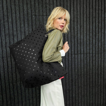 Reisenthel Shopping Shopper XL glossy dots black