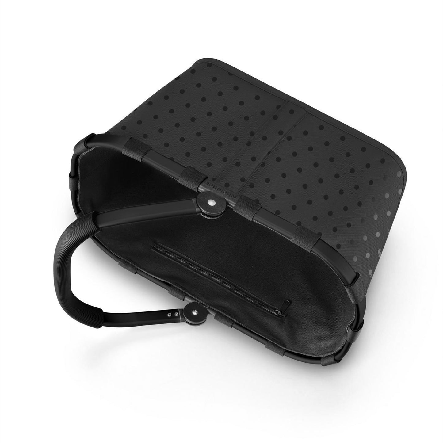 Reisenthel Shopping Carrybag Frame glossy dots black