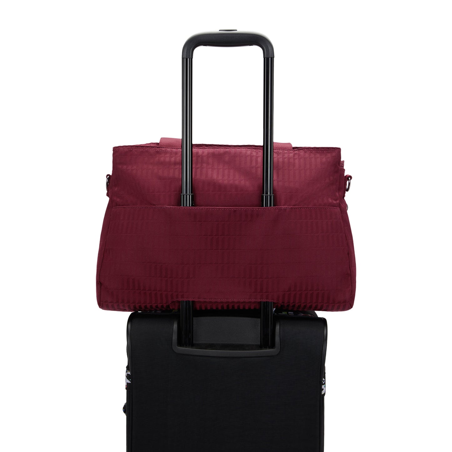 Kipling Elysia Work E e jq maroon tile jacquard