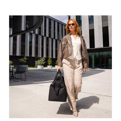 Reisenthel Travelling Allrounder L glossy dots black