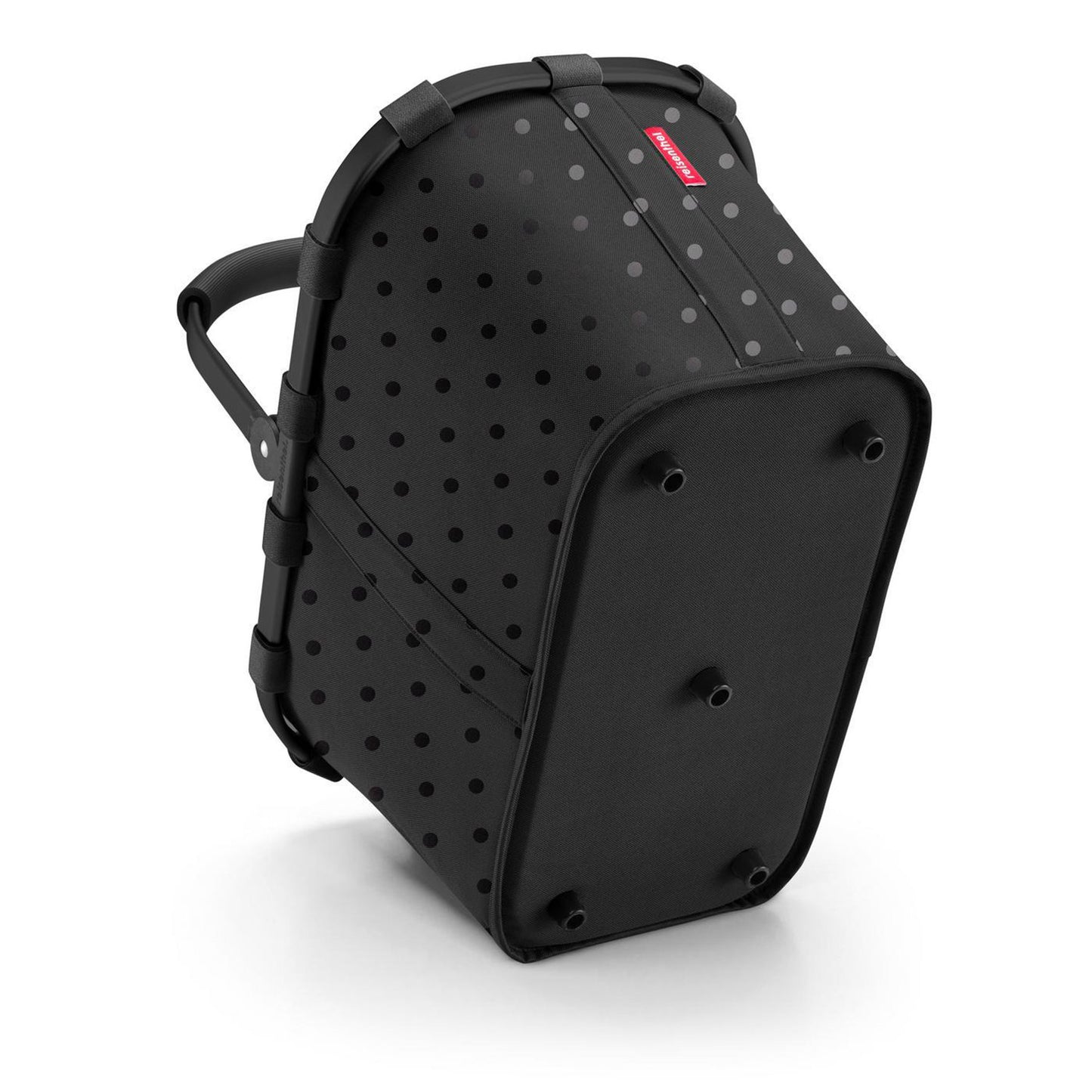 Reisenthel Shopping Carrybag Frame glossy dots black