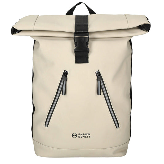 Enrico Benetti Bergen Laptop Backpack 17" light taupe
