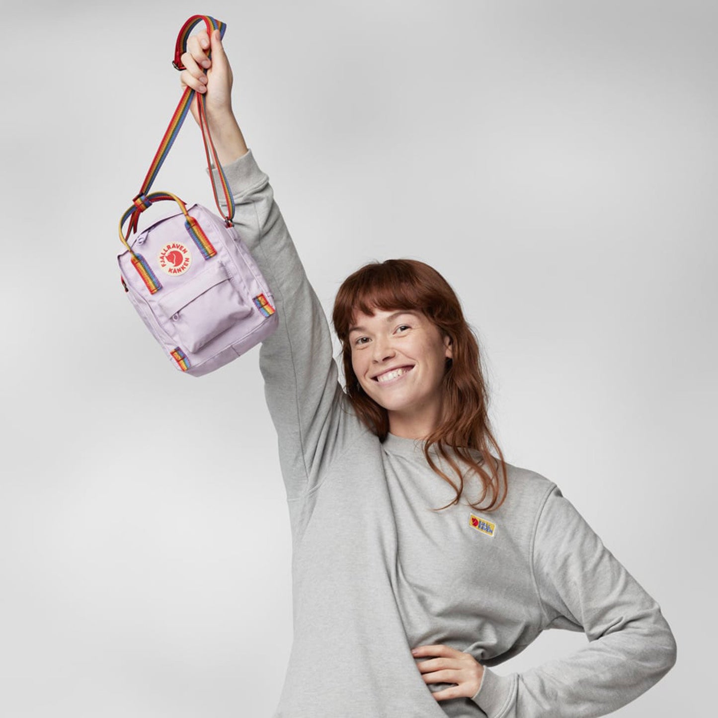 Fjallraven Kanken Sling Shoulderbag Rainbow pastel lavender