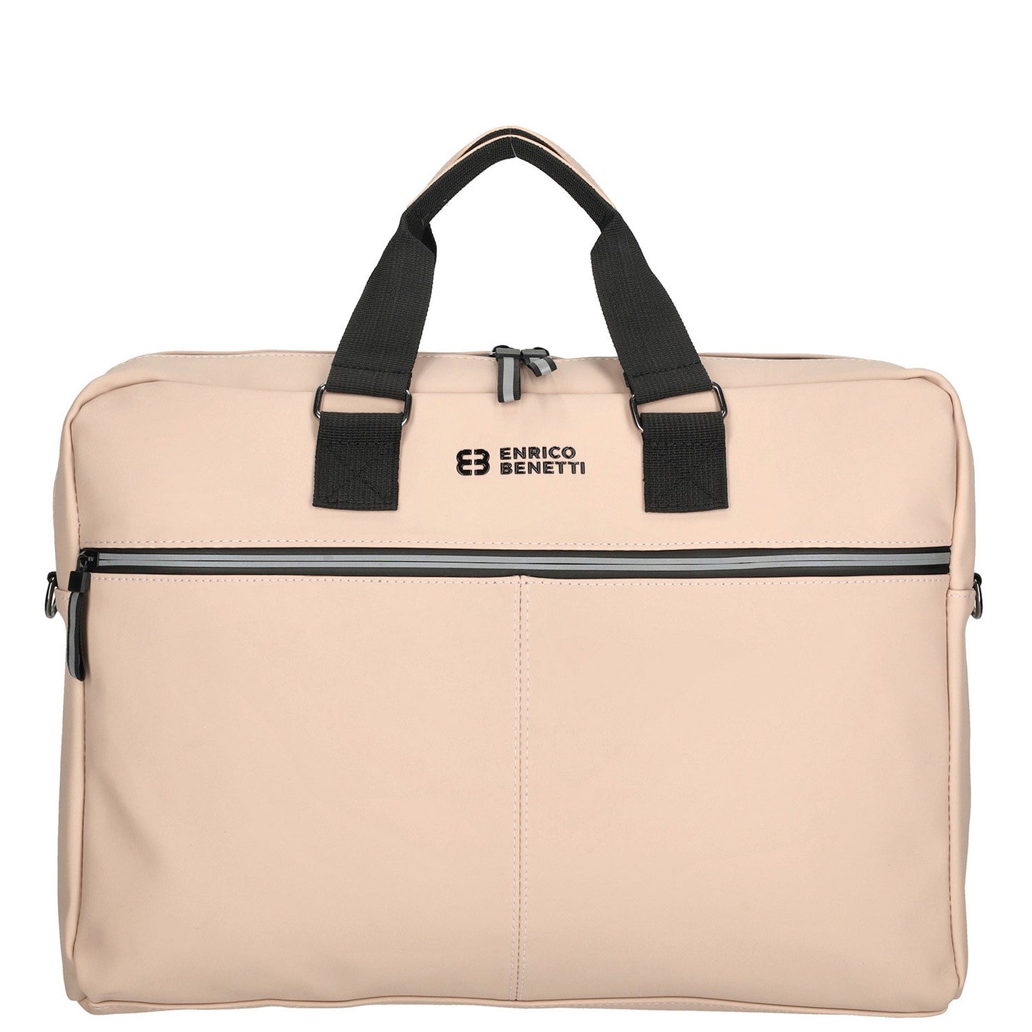 Enrico Benetti Bergen PU Laptop Shoulderbag 17" soft pink