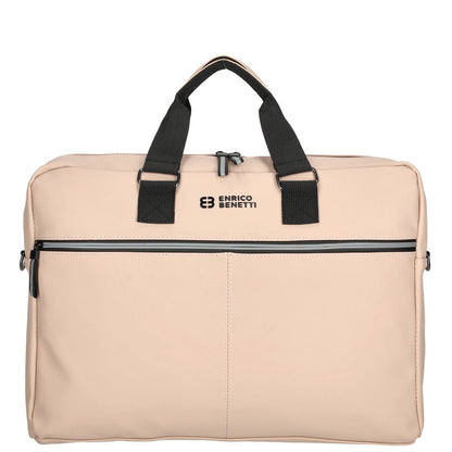 Enrico Benetti Bergen PU Laptop Shoulderbag 17" soft pink