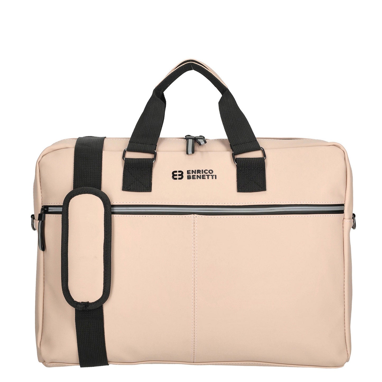 Enrico Benetti Bergen PU Laptop Shoulderbag 17" soft pink