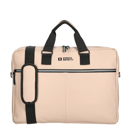 Enrico Benetti Bergen PU Laptop Shoulderbag 17" soft pink