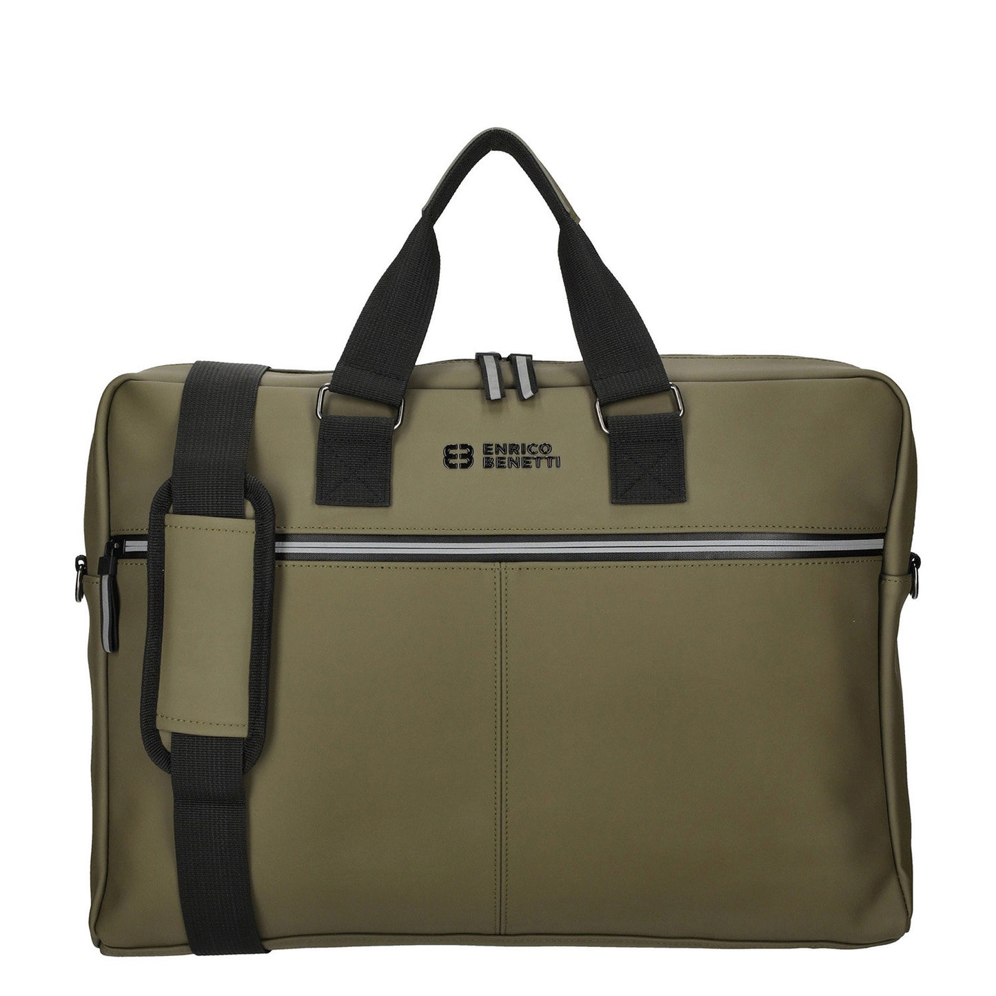 Enrico Benetti Bergen PU Laptop Shoulderbag 17" khaki