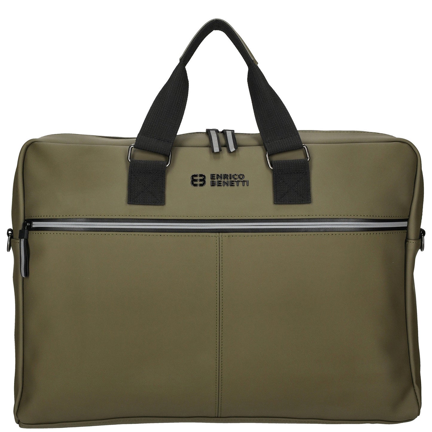 Enrico Benetti Bergen PU Laptop Shoulderbag 17" khaki