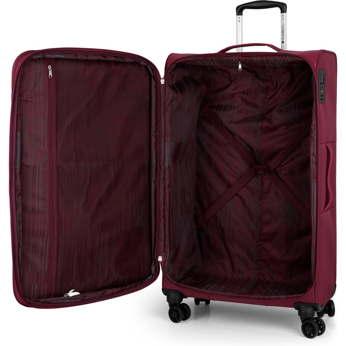 Gabol Cloud Large Trolley 79 Expandable bordeaux
