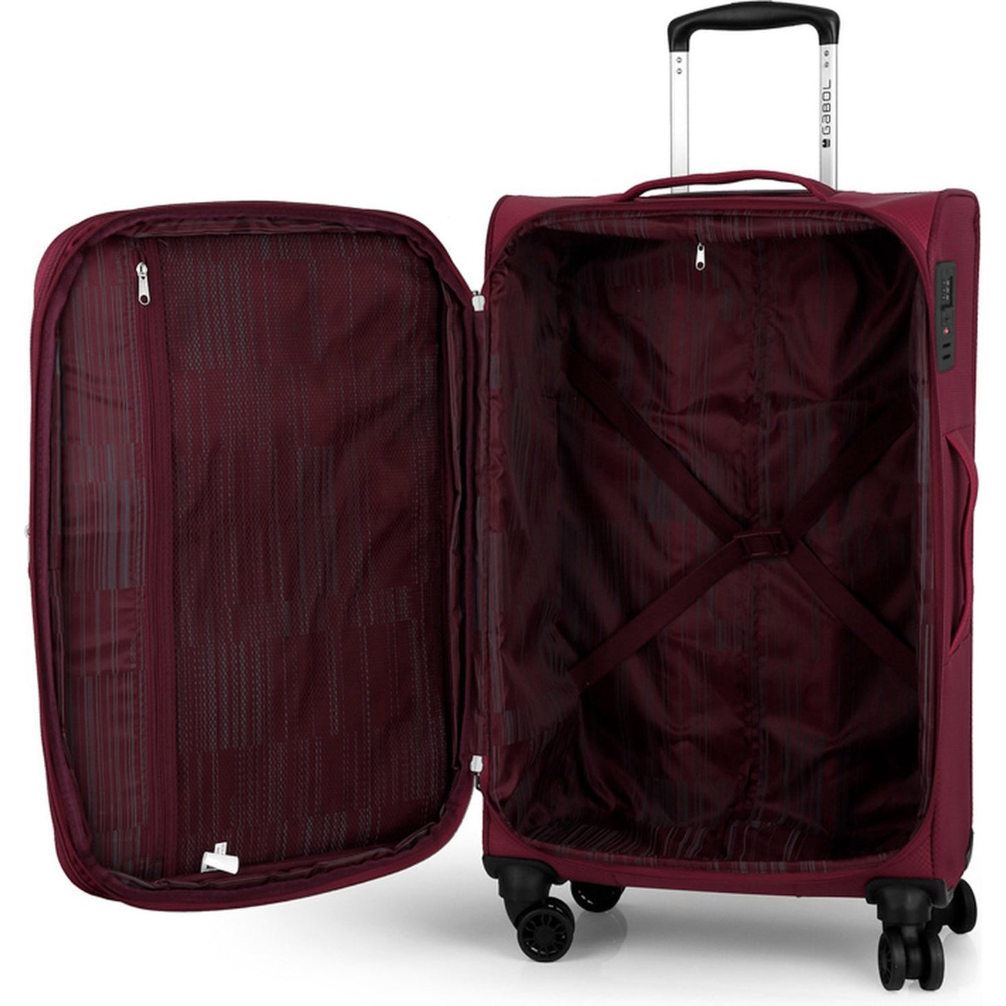 Gabol Cloud Medium Trolley 69 Expandable bordeaux