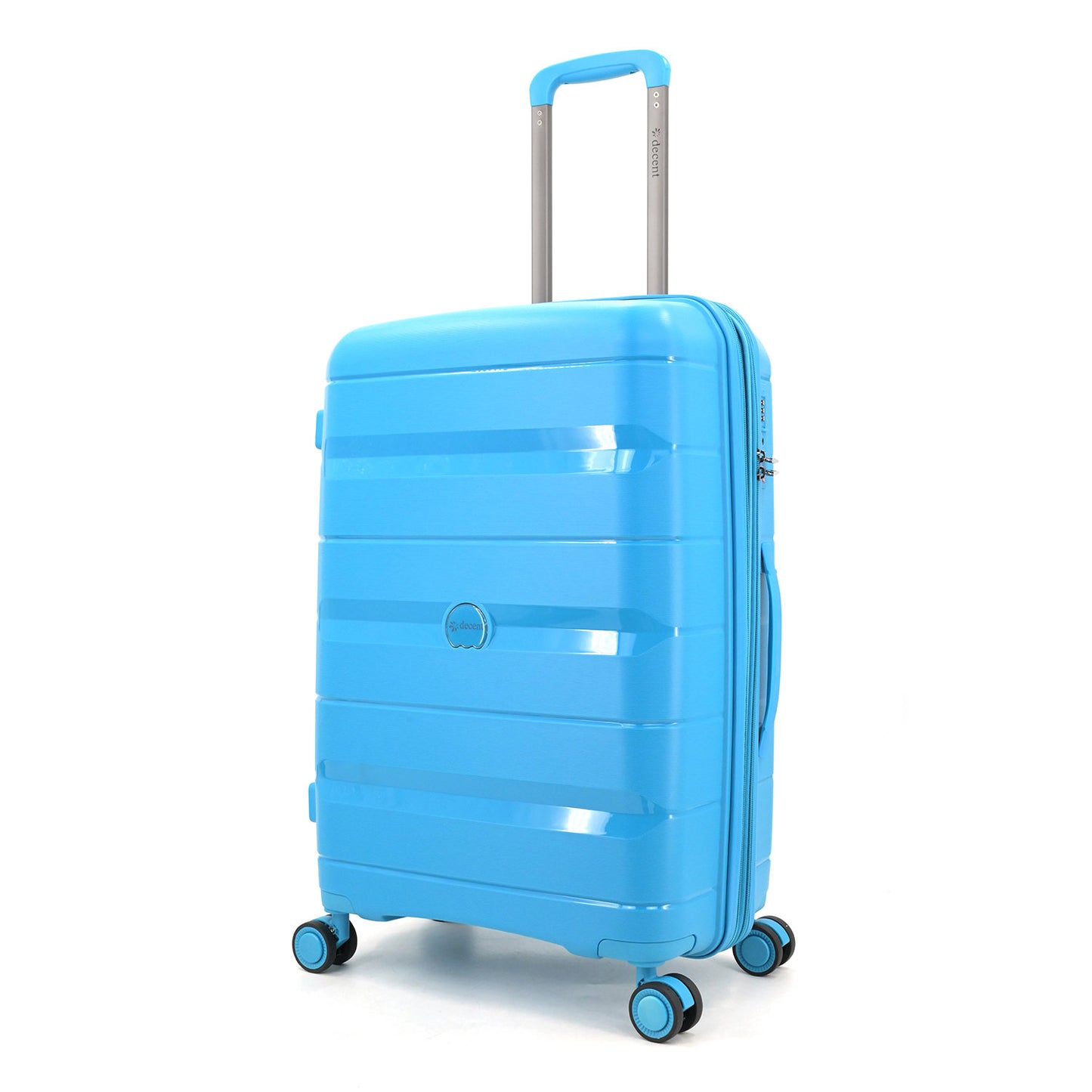 Decent Straight-Line Medium Trolley petrol blue