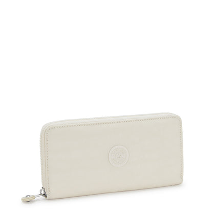 Kipling Money World Wallet hideaway beige