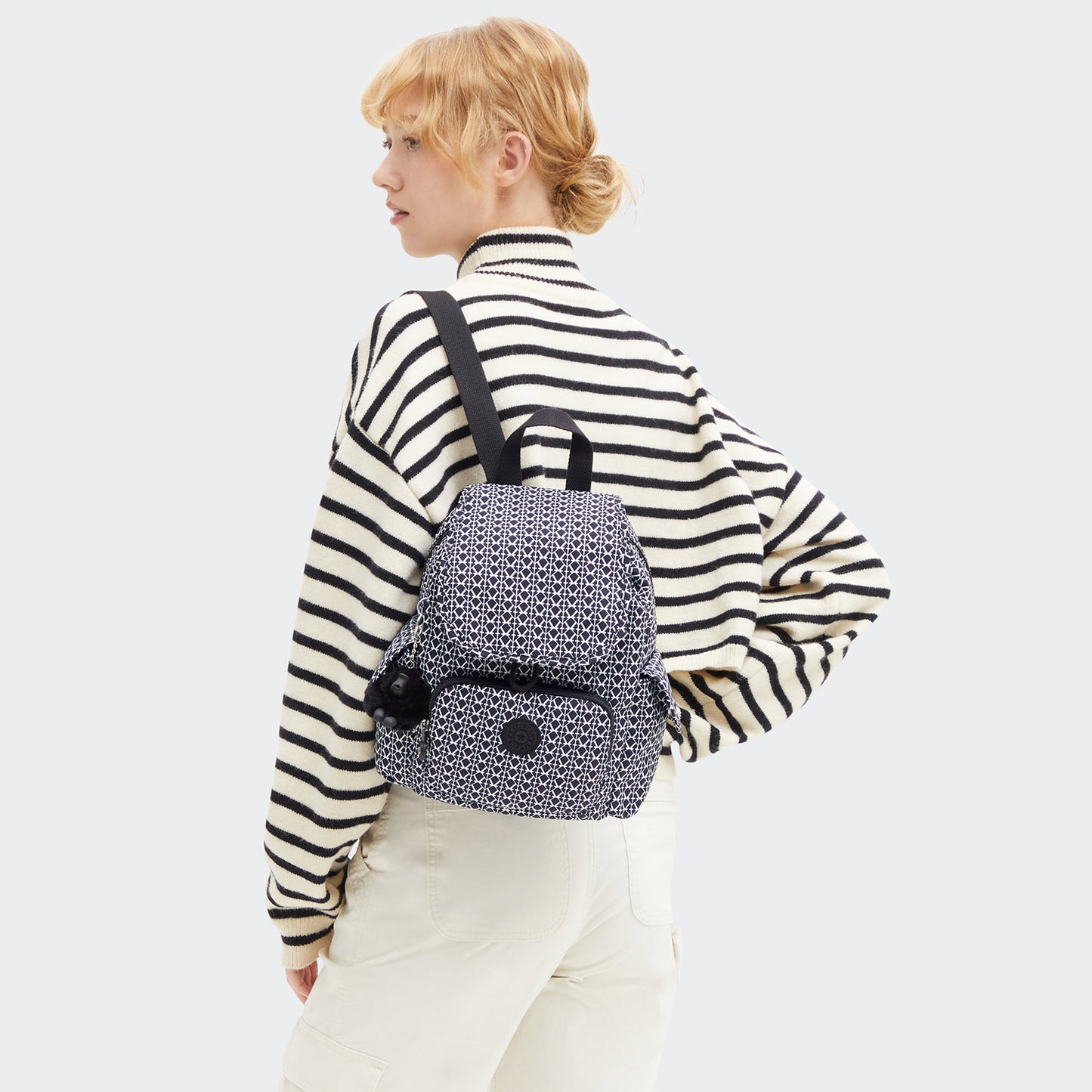 Kipling City Pack Mini Backpack signature print