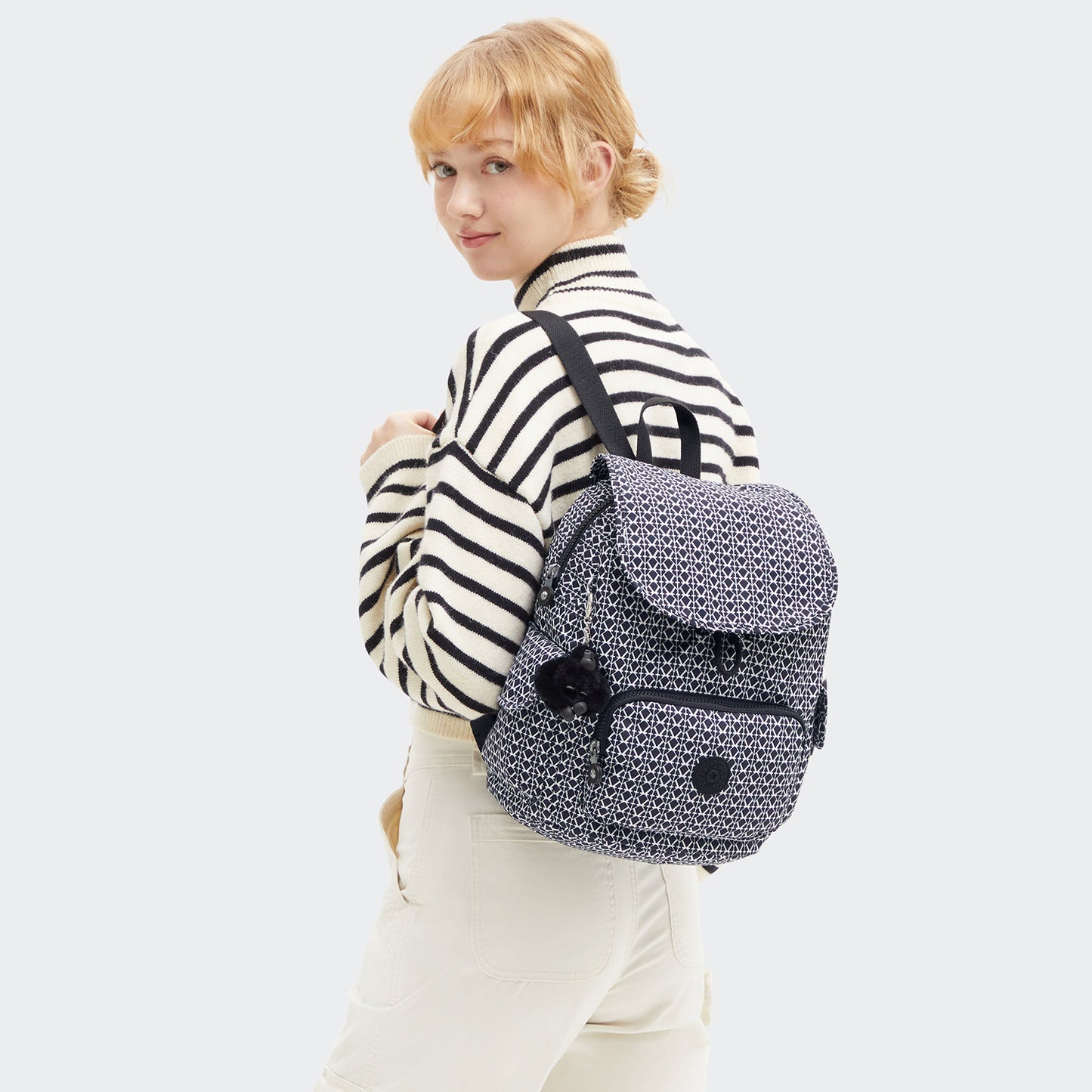 Kipling City Pack S Backpack signature print