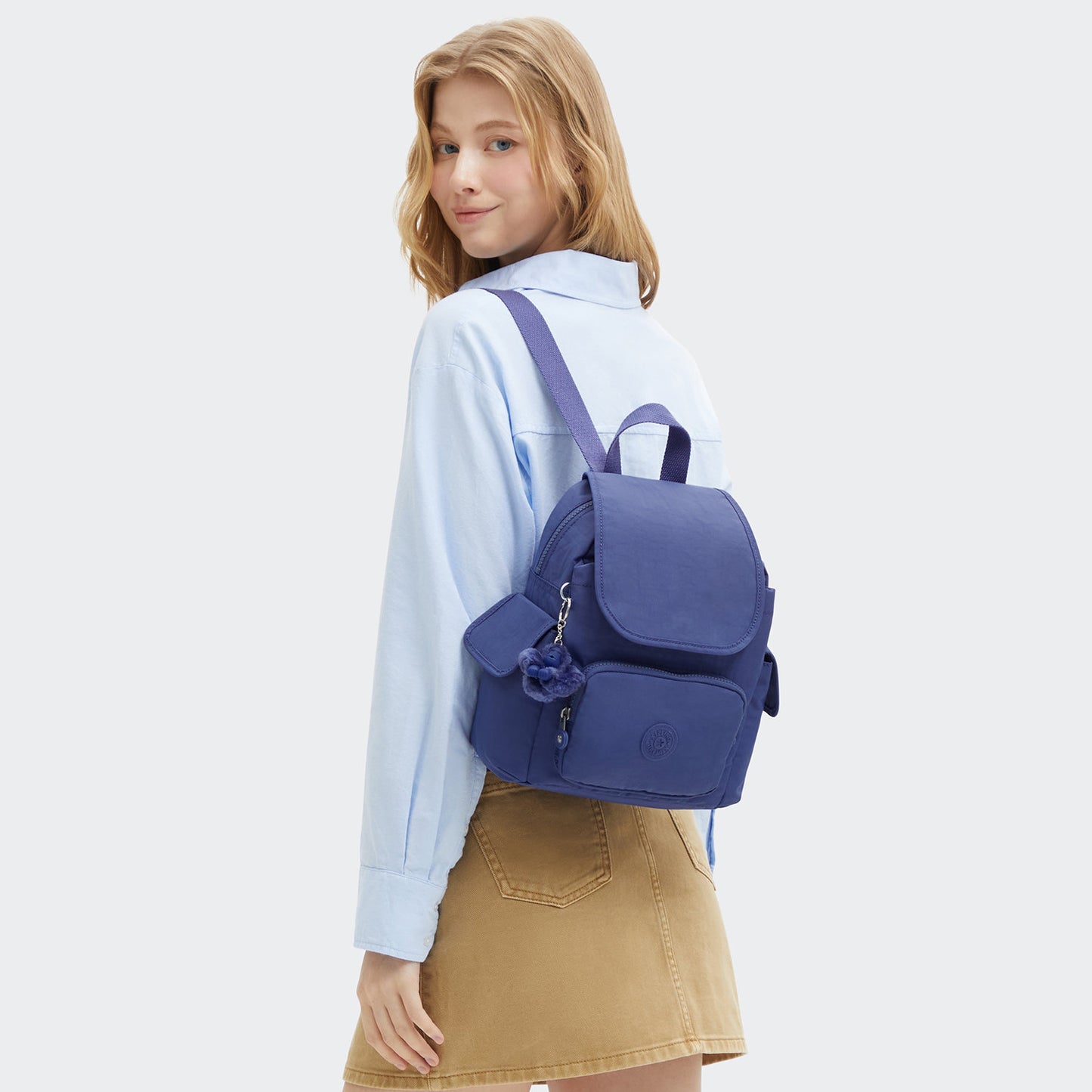 Kipling City Pack Mini Backpack ocean blue