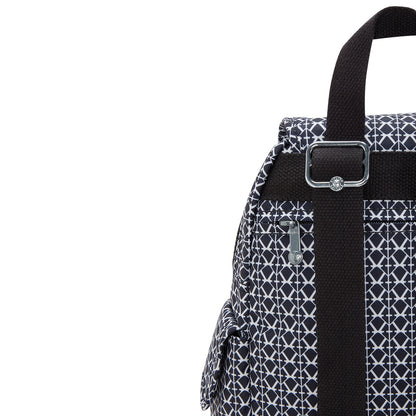 Kipling City Pack Mini Backpack signature print