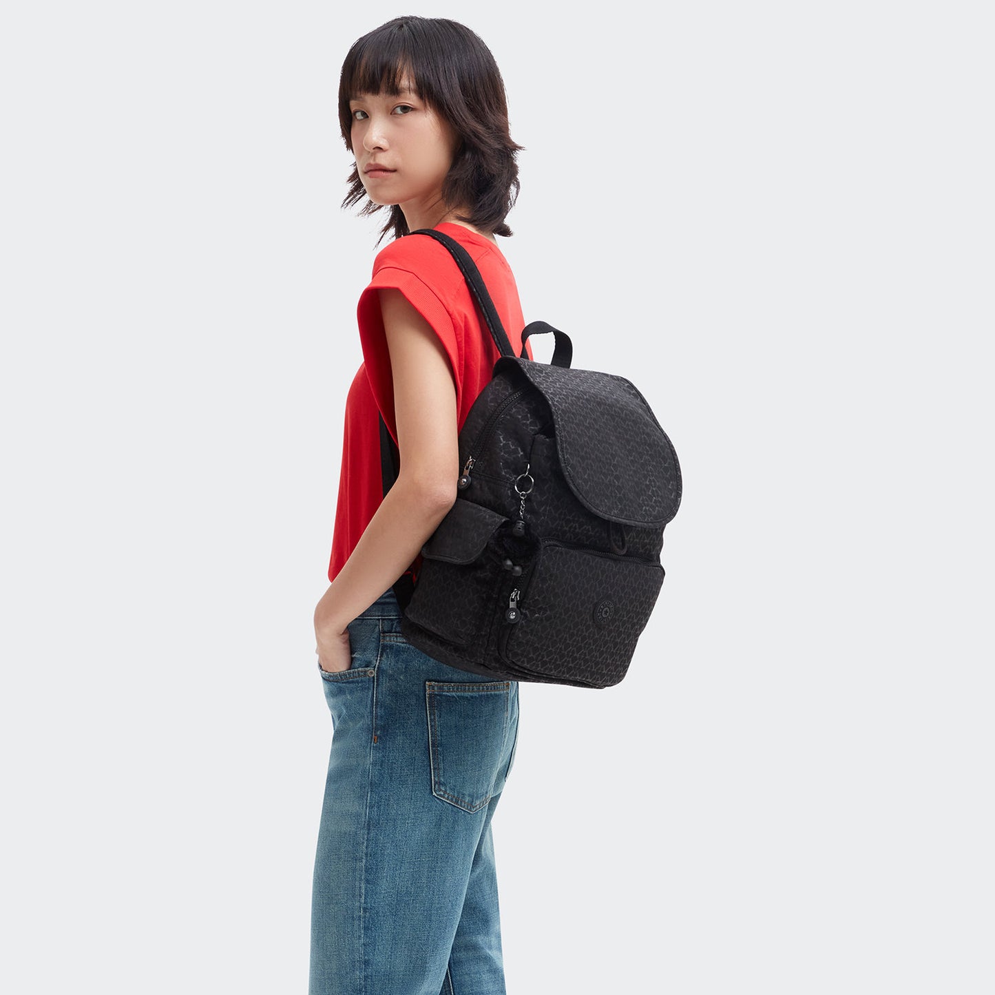 Kipling City Pack Backpack signature emb