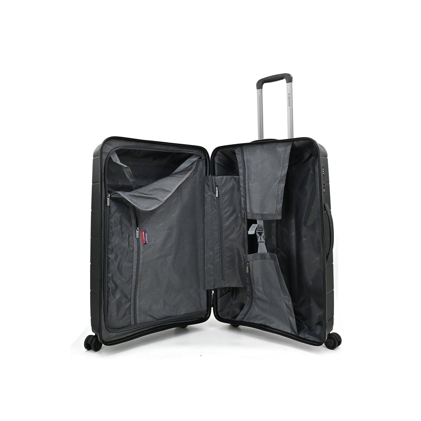 Decent Straight-Line Large Trolley black