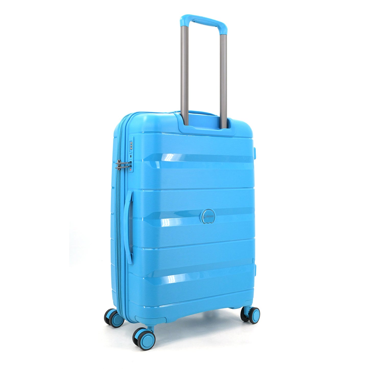 Decent Straight-Line Medium Trolley petrol blue
