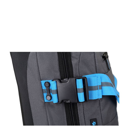 Decent Sport-Line Double Decker Wheelbag grey/cobalt blue