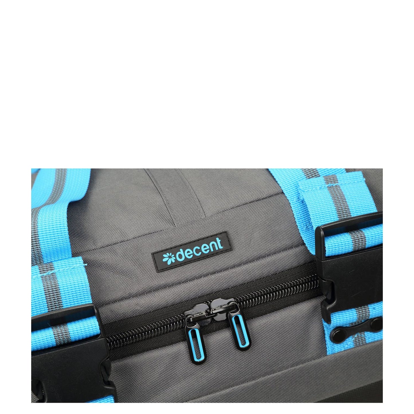 Decent Sport-Line Double Decker Wheelbag grey/cobalt blue