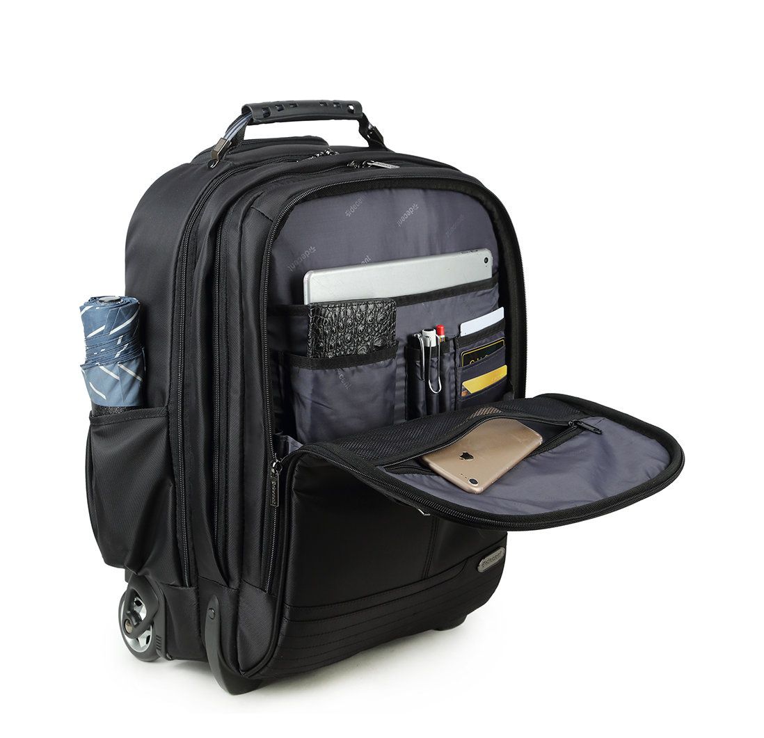 Decent B-To Work Laptop Backpack/Wheels black