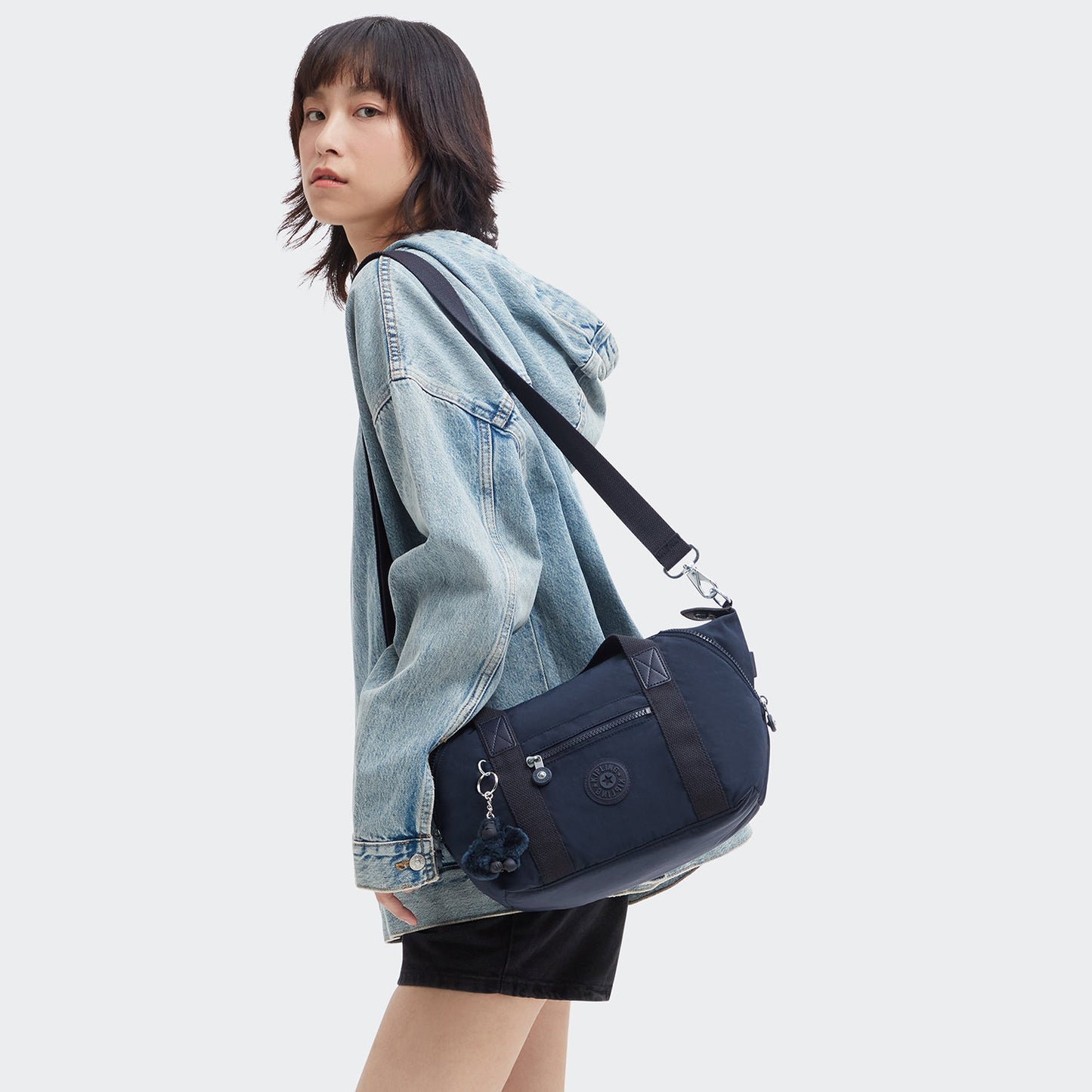 Kipling Art Mini Handbag blue bleu 2
