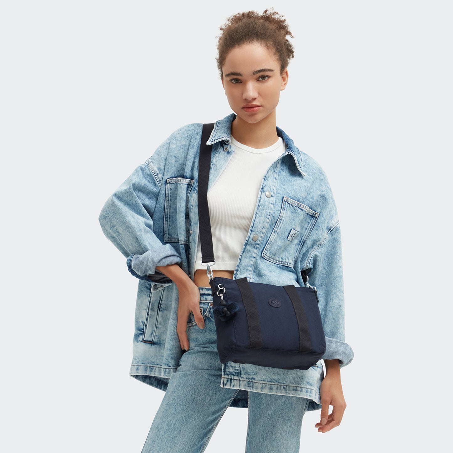 Kipling Asseni Mini Shoulderbag blue bleu 2