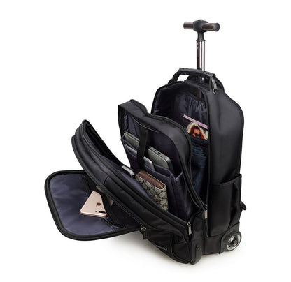 Decent B-To Work Laptop Backpack/Wheels black