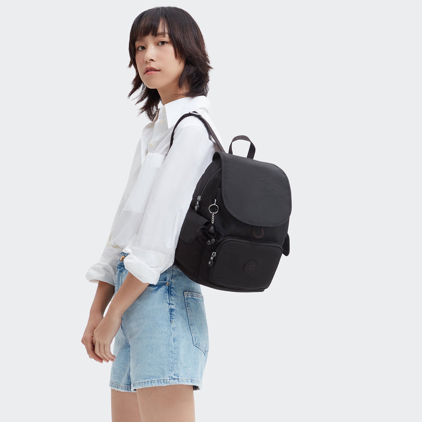Kipling City Pack S Backpack black noir