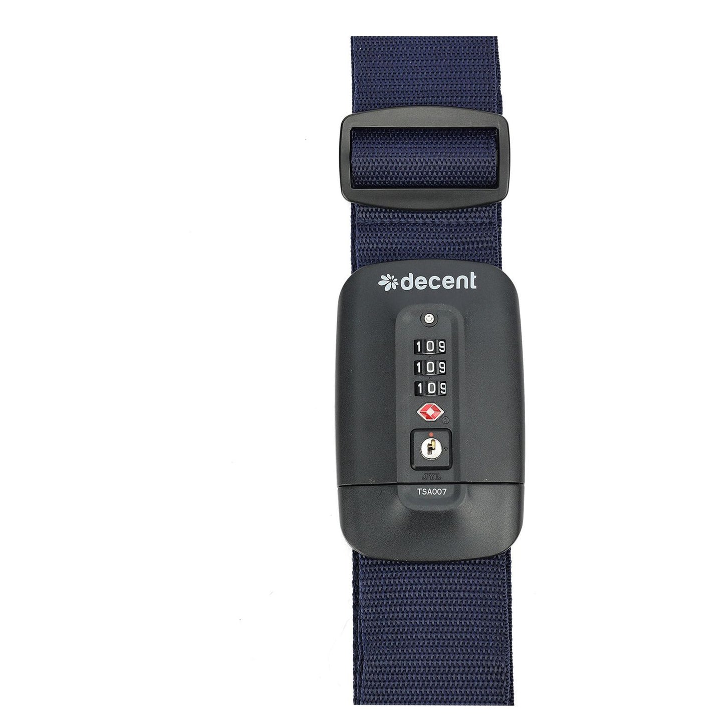 Decent Luggagestrap TSA-Lock darkblue