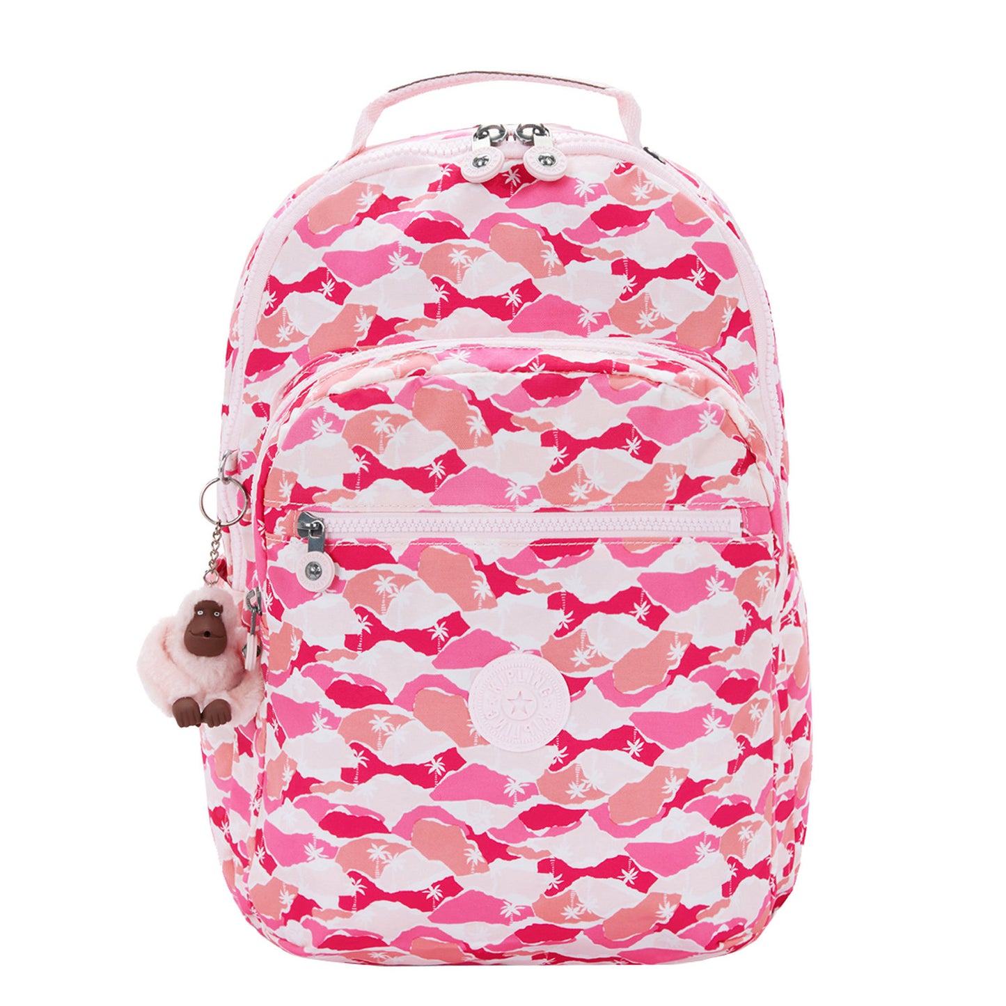 Kipling Seoul Lap pink palm