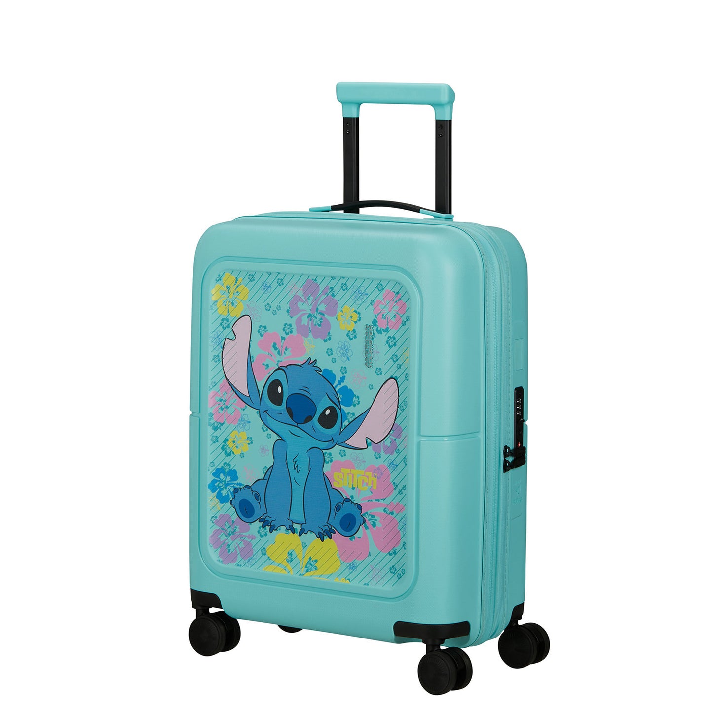 American Tourister Dashpop Disney Spinner 55 Expandable stitch flower