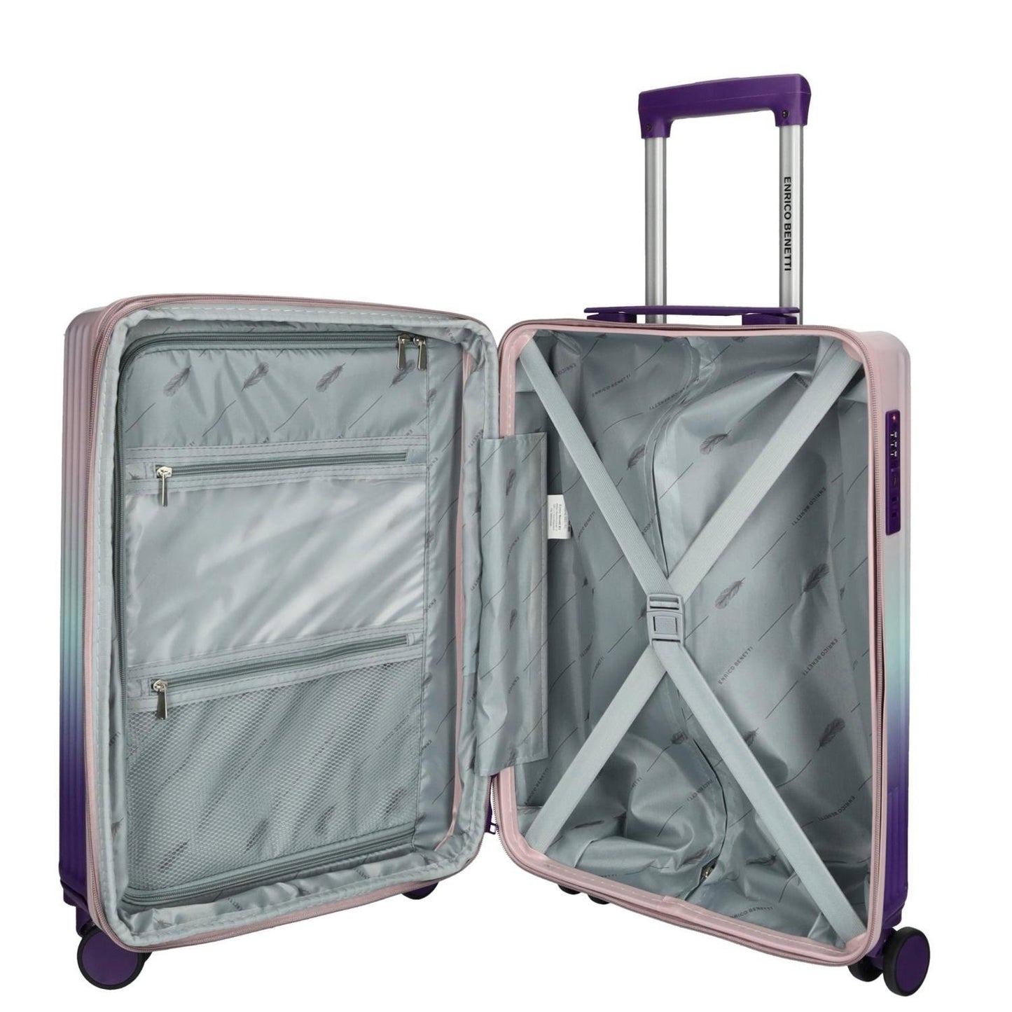Enrico Benetti Havana Cabin Trolley 55 Expandable purple