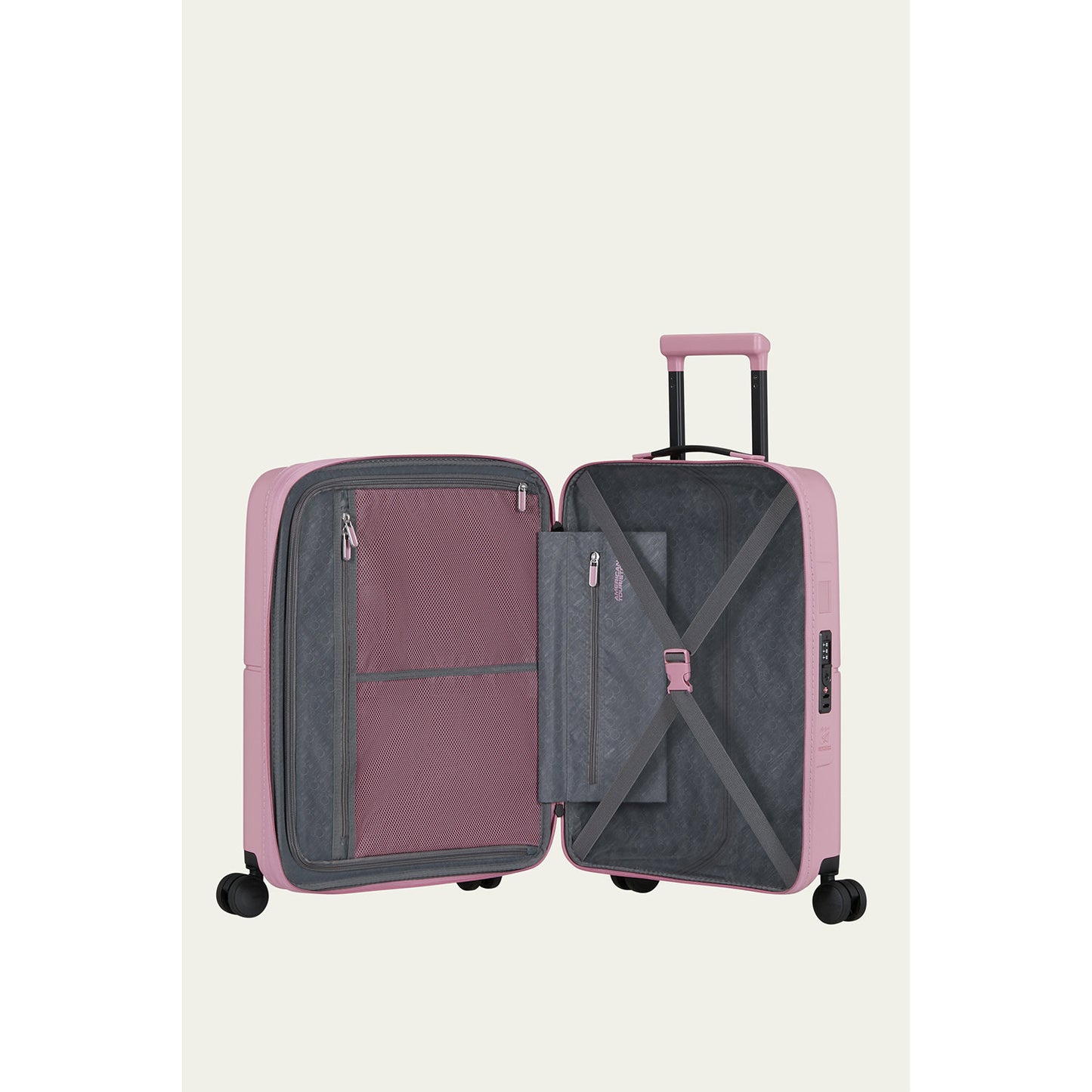 American Tourister Dashpop Disney Spinner 55 Expandable minnie bubbles