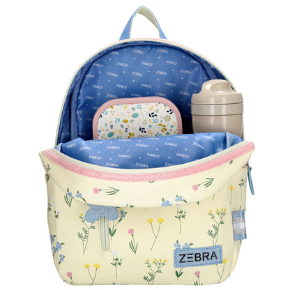 Zebra Trends Saar Backpack creme flowers