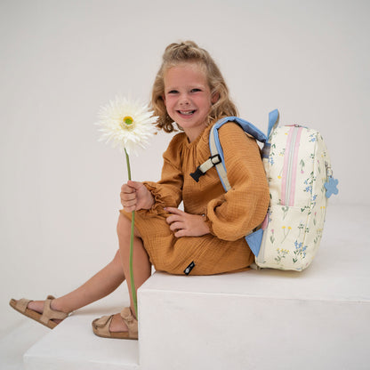 Zebra Trends Saar Backpack creme flowers