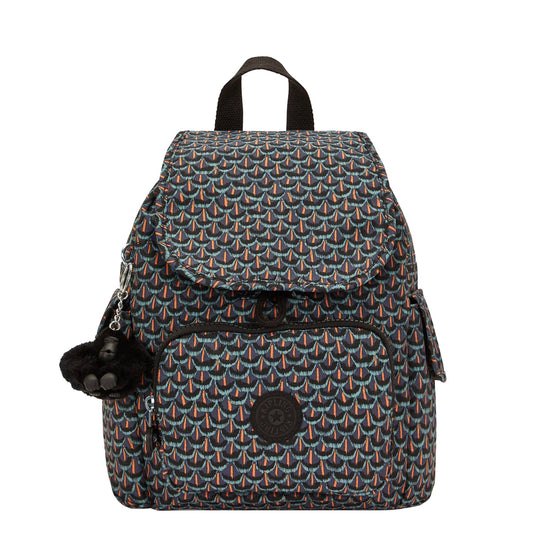 Kipling City Pack Mini prt ac geo feather