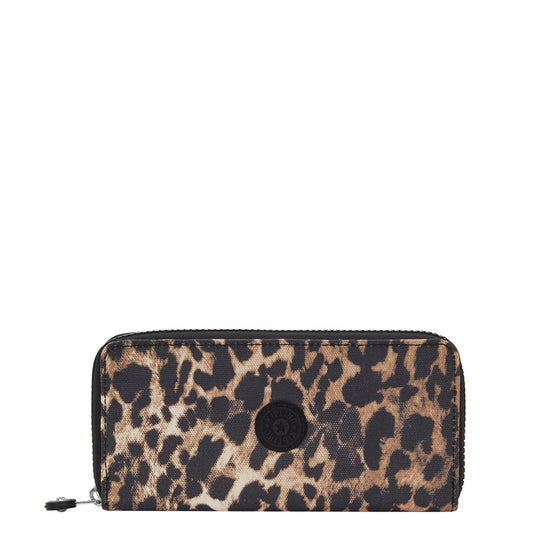 Kipling Money World B prt wild leopard