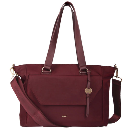 MOSZ Denise Laptop Shoulderbag 15.6" aubergine