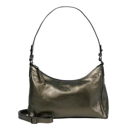 Burkely Creased Crystal Shoulderbag gun metal